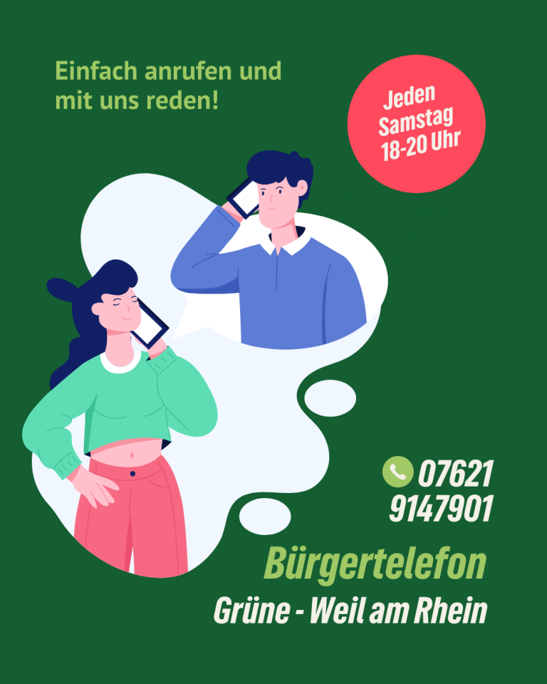 Bürgertelefon – Wir sind für Euch da