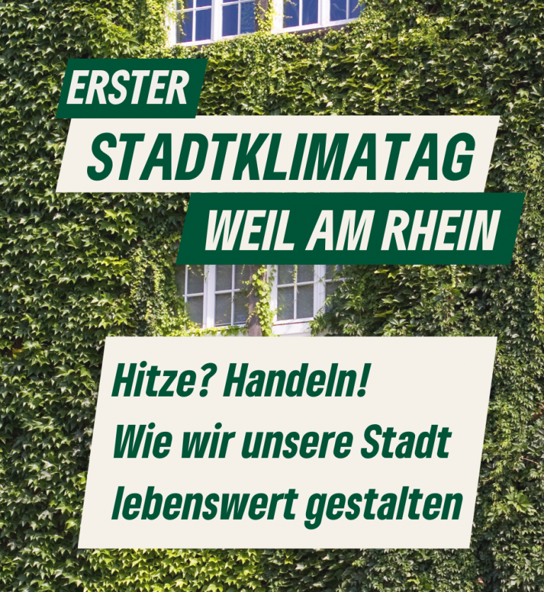 Erster Stadtklimatag Weil am Rhein