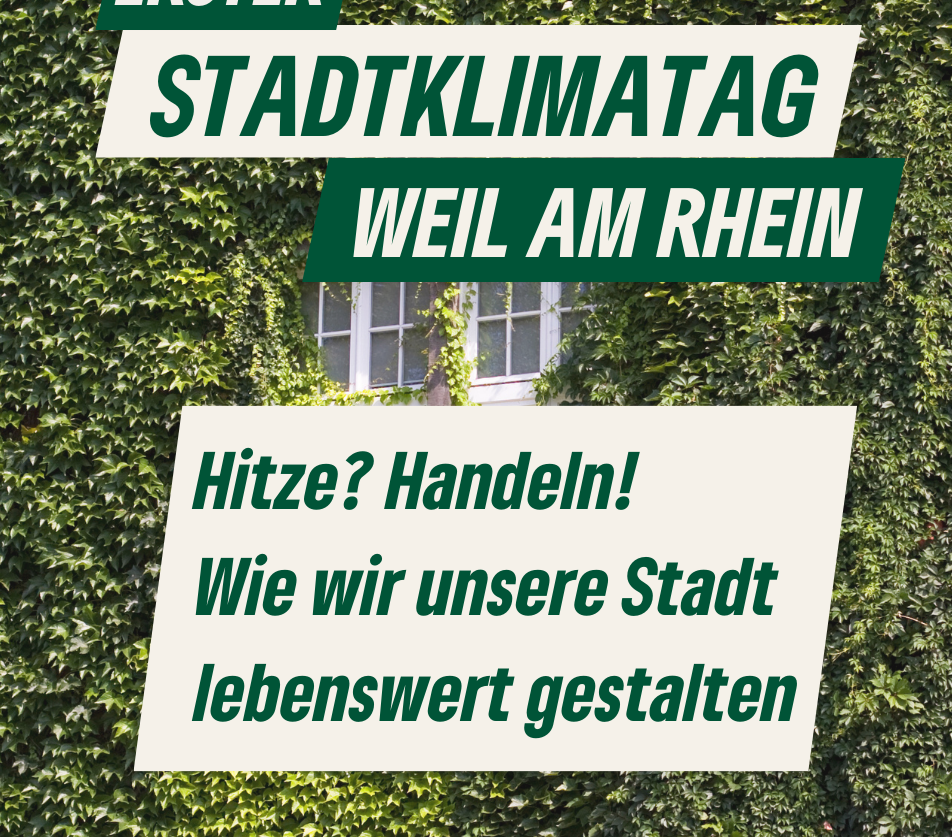 Erster Stadtklimatag Weil am Rhein