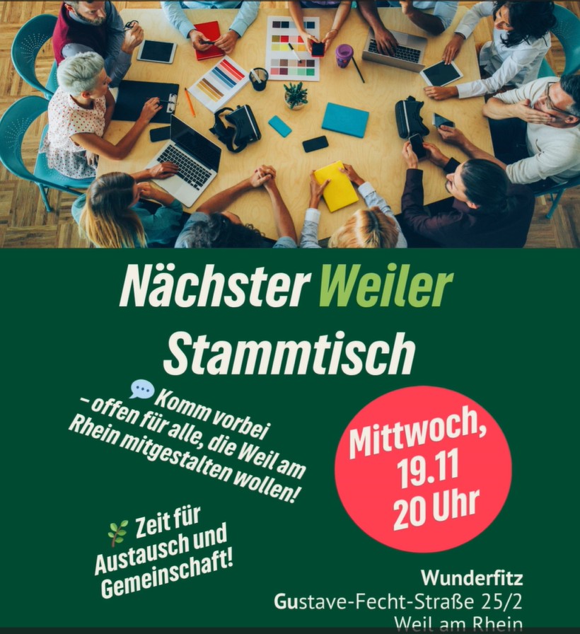 Stammtisch der Grünen Weil am Rhein