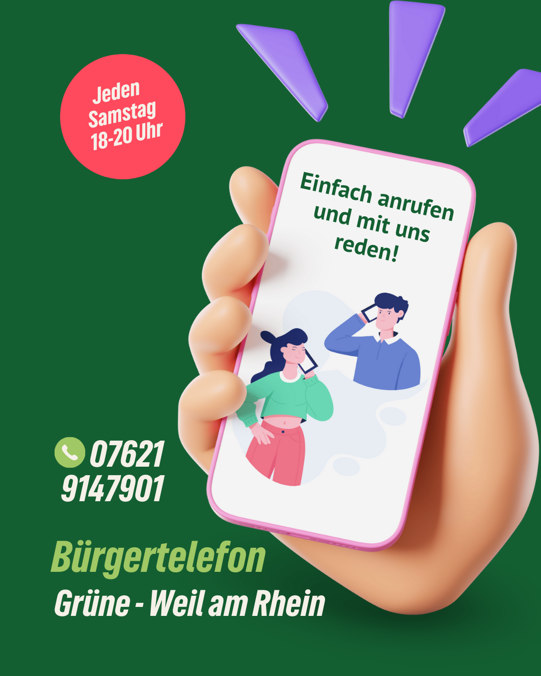 Bürgertelefon Grüne Weil am Rhein 1